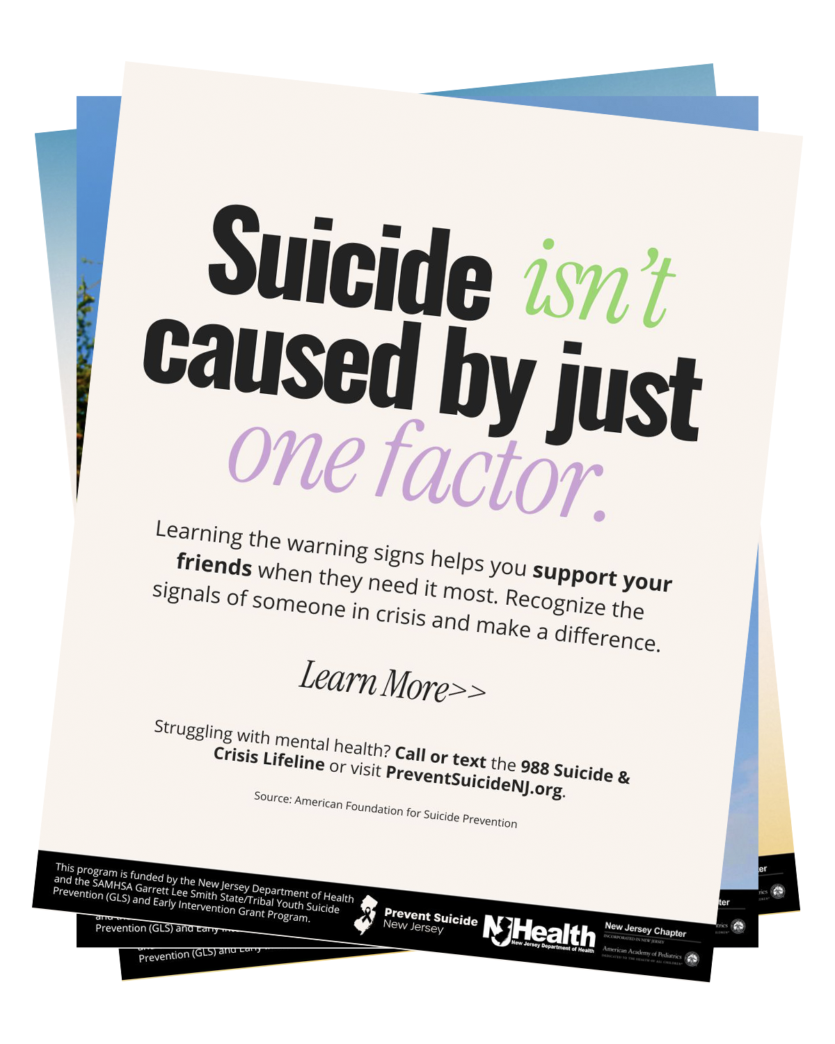 Know the signs poster